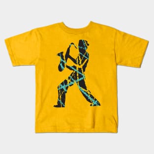 Funny Saxophone Player Kids T-Shirt